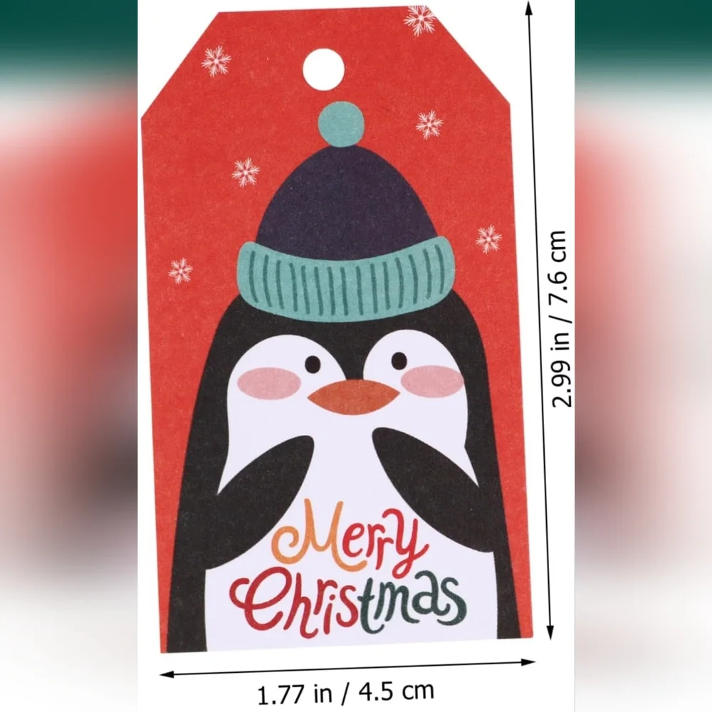 Inspirations by Hallmark Tie on Gift Tags- Penguins 10ct